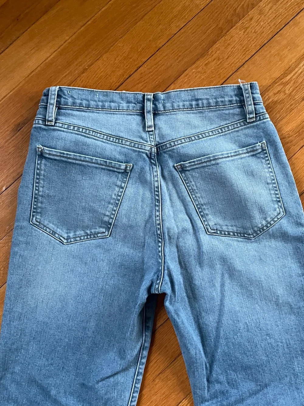 FRAME // Le Jane Ankle  straight leg jeans - Deepwater wash size 28 - Picture 7 of 13